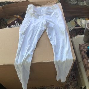 White Lulú leggings